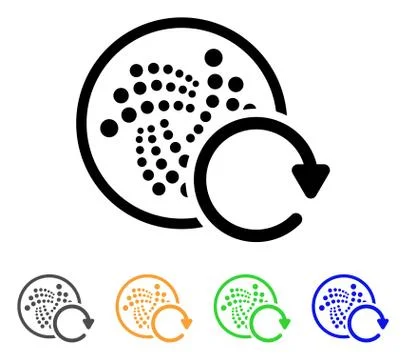 Iota Repeat Vector Icon Stock Illustration