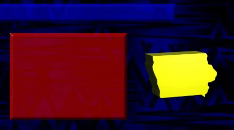 Iowa - Election Motion Background Stock Footage 78442