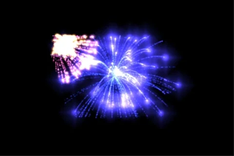 Iowa Fireworks Stock Footage 719374