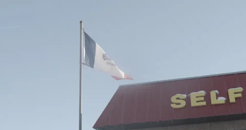 Iowa Flag Stock Footage 302775645