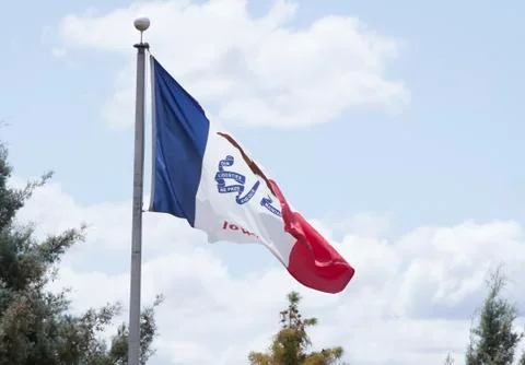 Iowa Flag Stock Photos