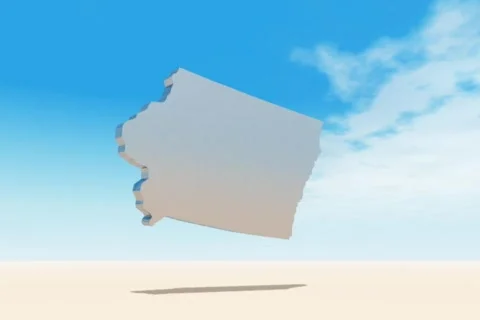 Iowa Flyby Stock Footage 99944