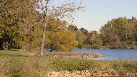 Iowa Lake 3 Stock Footage 124673235