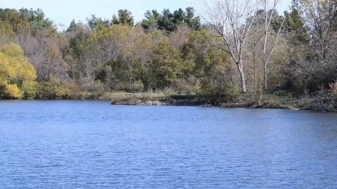 Iowa Lake 4 Stock Footage 124673238