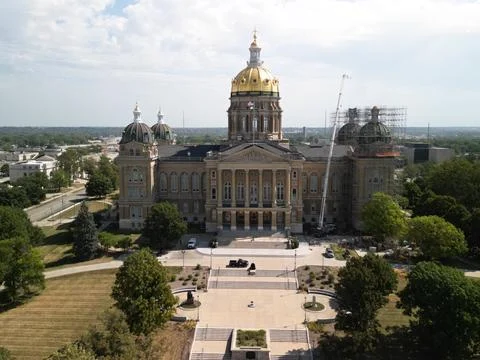 Iowa's State Capitol Stock Photos