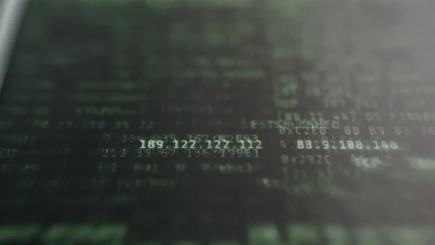 IP address detection, technical error screen Stock Footage 335461196