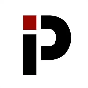 IP, iC initials letter company logo and icon Stock Illustration
