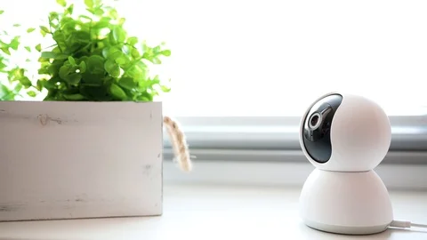 IP Security camera Stock Footage 125558489