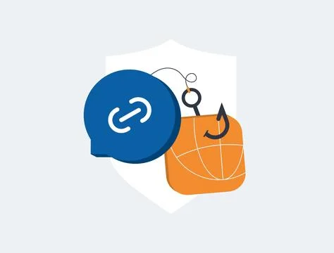 IP spoofing dns attack site threat risks outline how spoofing text message fraud Illustrazione stock