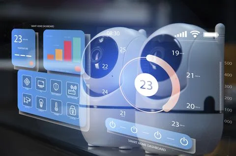 IP wifi wireless security camera supports Internet installation technology,.. Stock Photos