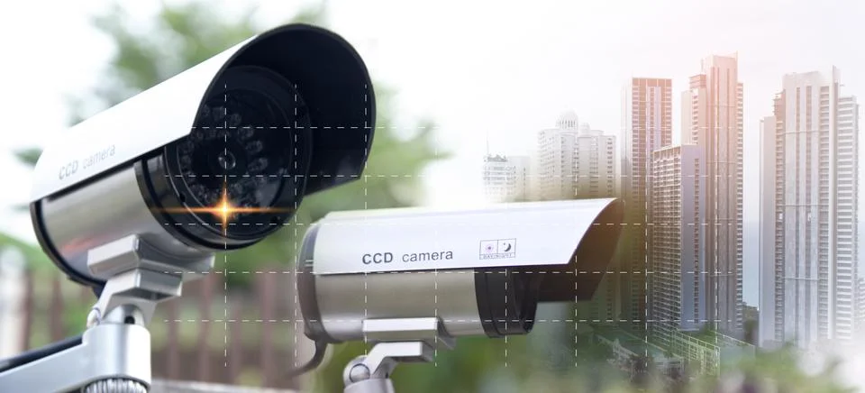 IP wifi wireless security camera supports Internet installation technology,.. Stock Photos