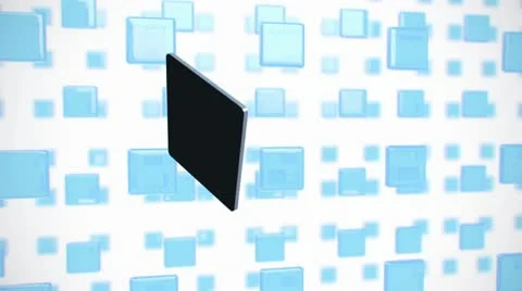 Ipad on animated background Stock Footage 9118702