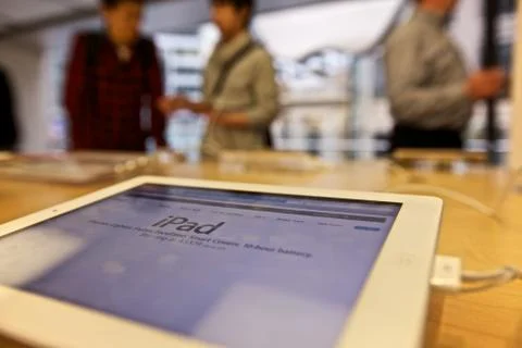 IPad, Apple Store Stock Photos