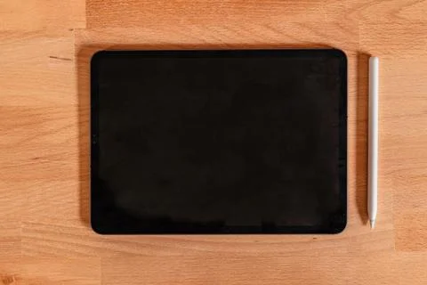 IPad on a desk Stock Photos