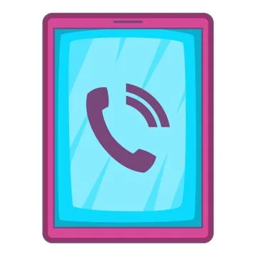 Ipad icon, cartoon style Stock Illustration