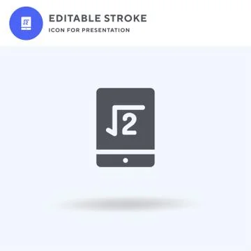 Ipad icon vector, filled flat sign, solid pictogram isolated on white, logo Stock Illustration