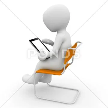 Ipad play Stock Illustration