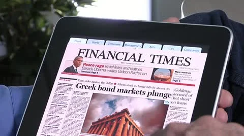 Ipad reading Stock Footage 10912069