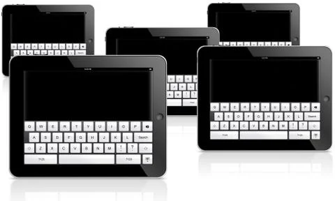 Ipad tablet computer Stock Photos