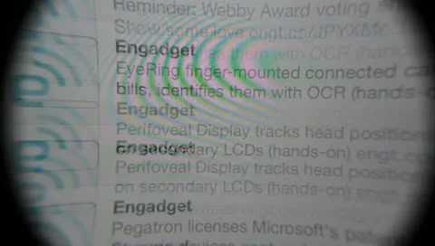 IPad Twitter Feed 库存影片 10905864