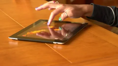 IPad video game Stock Footage 11762340
