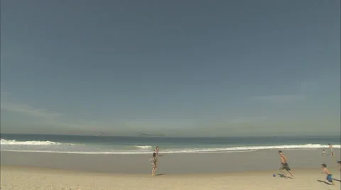 Ipanema beach Stock Footage 35244741