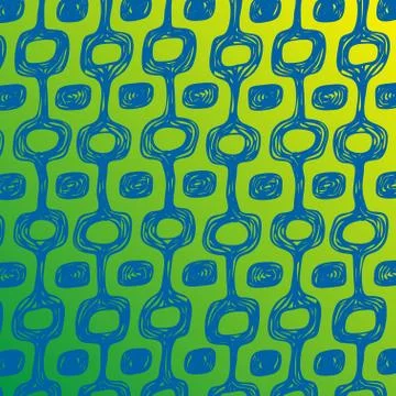 Ipanema beach pattern banner. Stock Illustration