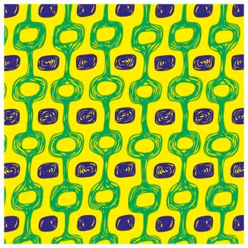 Ipanema beach pattern set. 스톡 일러스트