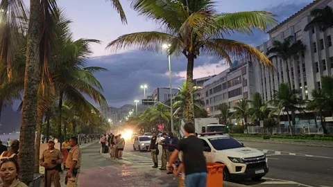 Ipanema Beach, Rio de Janeiro, Brazil – Iconic Sunset Coastline [8K] Vídeos de archivo 306487312