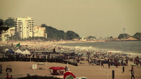 Ipanema Beach - Rio Stock Footage 23721871