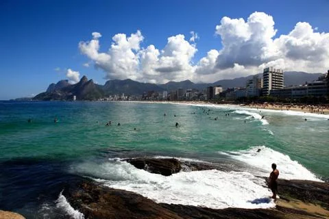 Ipanema leblon Stock Photos