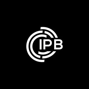IPB letter logo design. IPB monogram initials letter logo concept. IPB letter Stock Illustration