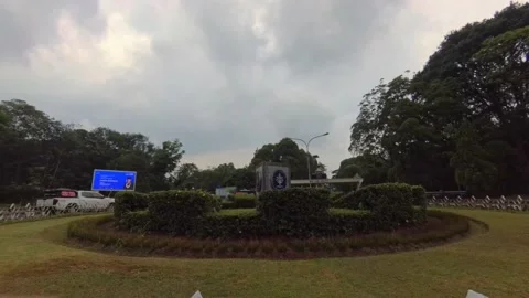 Ipb main gate gerbang utama Stock Footage 232923734