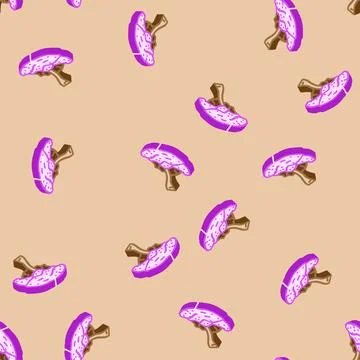 Ipe jungle amazon isometric icon seamless pattern Stock Illustration
