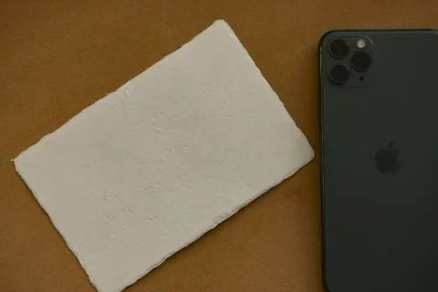 Iphone 11 Pro Max with fast charger Stock Photos
