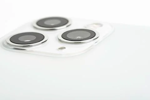 IPhone 11 Pro Max Silver Stock Photos
