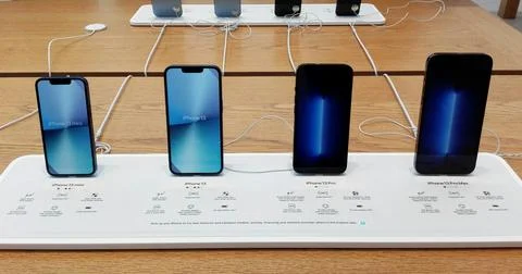 Iphone 13 series Stock Photos