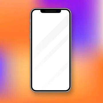 IPhone 13 Vector Design with Background Stock Illustration