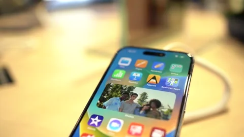 IPhone 14 Pro Max Dynamic Island Stock Footage 244320633