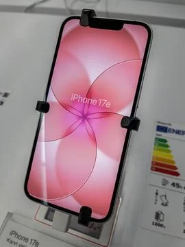 IPhone 17e: Innovative Smartphone Design and Features Stock Photos