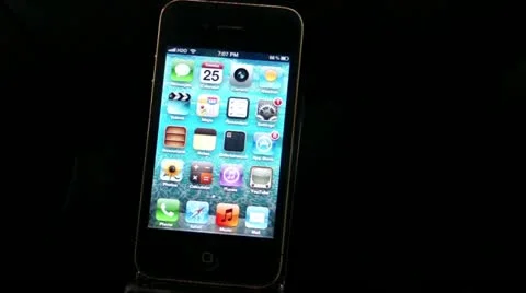 IPhone 4 in Action Stock Footage 12147885