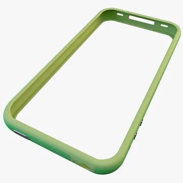 Iphone 4 Bumper Green 3D Model