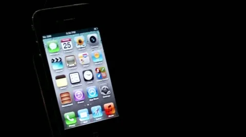 IPHONE 4S demo video Stock Footage 12147186