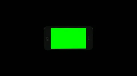 Iphone 5 Smartphone Animation with Alpha Channel Stock Footage