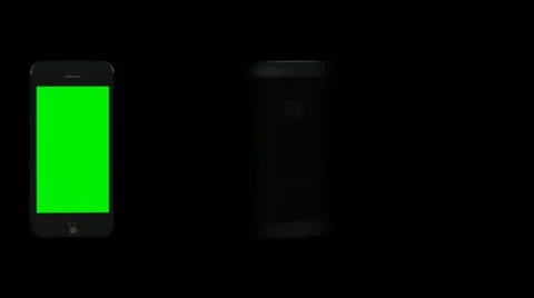 Iphone 5 Smartphone Animation with Alpha Channel Stock Footage