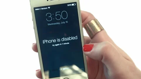 Iphone 5s (White) Locked.mp4 Stock Footage 52443551