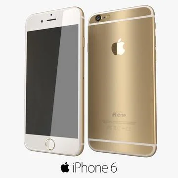 IPhone 6 Gold 3D Model