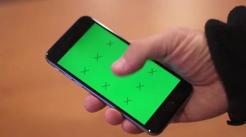 IPhone 6 Green Screen Video stock 42263770