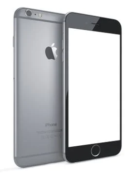 Iphone 6 plus with blank screen Stock Illustration