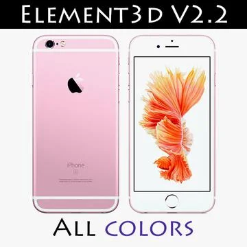 IPhone 6S Elemenrt3D V2.2 3D Model